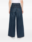 Sacai brede been denim jeans