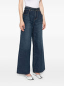 Sacai brede been denim jeans