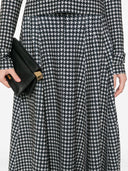 Norma Kamali Houndstooth Long Skirt