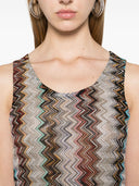 Missoni Zick Zack Motiv Tanktop Top