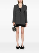 Norma Kamali Cotton Single Breasted Jacket