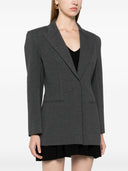 Norma Kamali Cotton Single Breasted Jacket