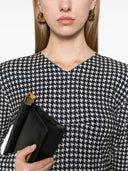 Norma Kamali Houndstooth Mini Dress