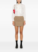 Gucci Gg Motif Mini Skirt
