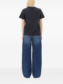 Ganni Owls Imprime T-shirt en coton