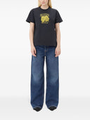 Ganni Owls Imprime T-shirt en coton