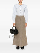 Ganni Frill Collar Organic Cotton Shirt
