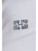 Ganni Strass Embelli Cotton Top