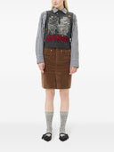 Ganni Embroidered Wool Vest