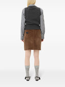 Ganni Embroidered Wool Vest