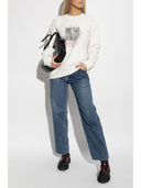 Ganni Kittens Print Cotton Sweatshirt