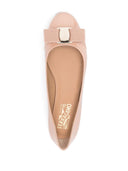 Pisas de ballet de cuero Ferragamo Varina