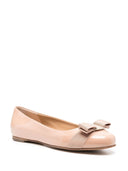 Pisas de ballet de cuero Ferragamo Varina