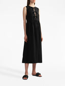 Ganni Organic Cotton Midi Dress