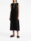 Ganni Organic Cotton Midi Dress