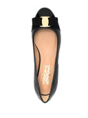 Ferragamo Vara Quilted Leather Ballet Flats