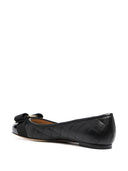 Ferragamo Vara Quilted Leather Ballet Flats