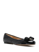 Ferragamo Vara Quilted Leather Ballet Flats