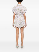 Traje de juego de lino impreso de Zimmermann Acacia