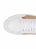 Burberry Check Leather Sneakers