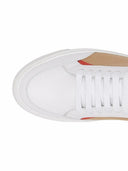 Burberry Check Leather Sneakers