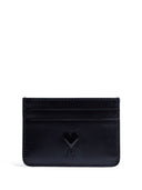 Ami Paris Leather Credit Card Case