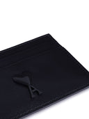 Ami Paris Leather Credit Card Case