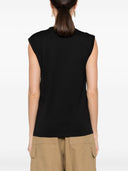 Balmain Logo Organic Cotton Tank Top