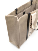 Botón de lona grande Chloè Woody