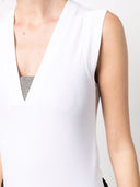 Brunello Cucinelli Cotton V Necked Top