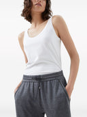 Brunello Cucinelli Cotton And Silk Blend Trousers