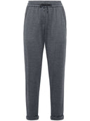 Brunello Cucinelli Cotton And Silk Blend Trousers