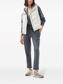 Brunello Cucinelli Cotton And Silk Blend Trousers