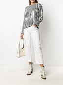 Closed Striped Cotton Blend T Shirt