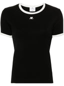 Courreges Pre Logo Cotton T Shirt