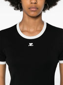 Courreges Pre Logo Cotton T Shirt