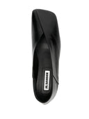 吉尔·桑德（Jil Sander）皮革芭蕾舞平原