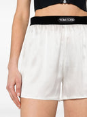 Tom Ford Logo Silk Shorts