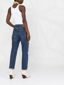 Jeans en denim de couture pré-torsadés du Toteme