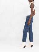 Jeans en denim de couture pré-torsadés du Toteme