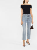 Jeans de mezclilla de corte de Toteme Pre Classic