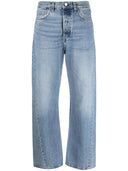 Jeans en denim de couture pré-torsadés du Toteme