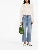 Jeans en denim de couture pré-torsadés du Toteme