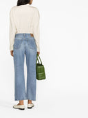Jeans en denim de couture pré-torsadés du Toteme
