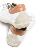 Sneakers in pelle d'oca a stella d'oca