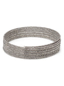 Brunello Cucinelli Silver and Glass Choker