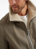 Brunello Cucinelli Bomber Shearling Jacket