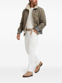 Brunello Cucinelli Bomber Shearling Jacket