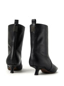 Brunello Cucinelli Leather Heeled Ankle Boots