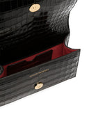 Alexander Mc Queen Jewelled Satchel Mini Leather Crossbody Bag